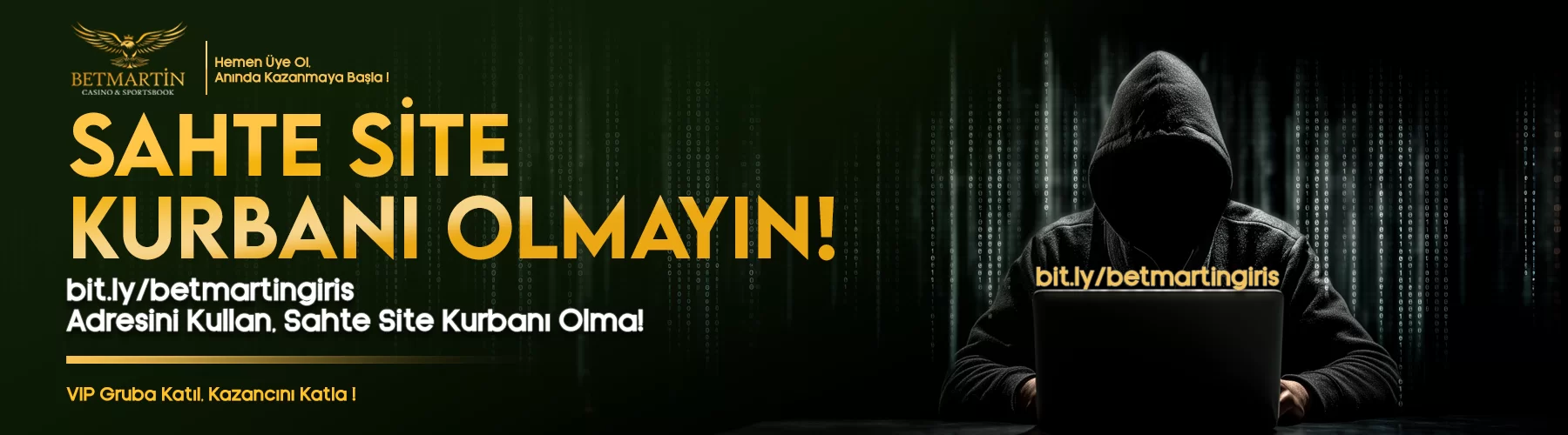 Betmartin sahte site uyarisi